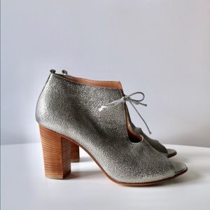 Cordani Borini Pewter Grey Acciaio Leather Bootie